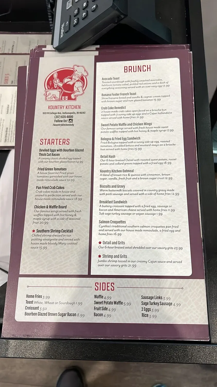 Menu 4