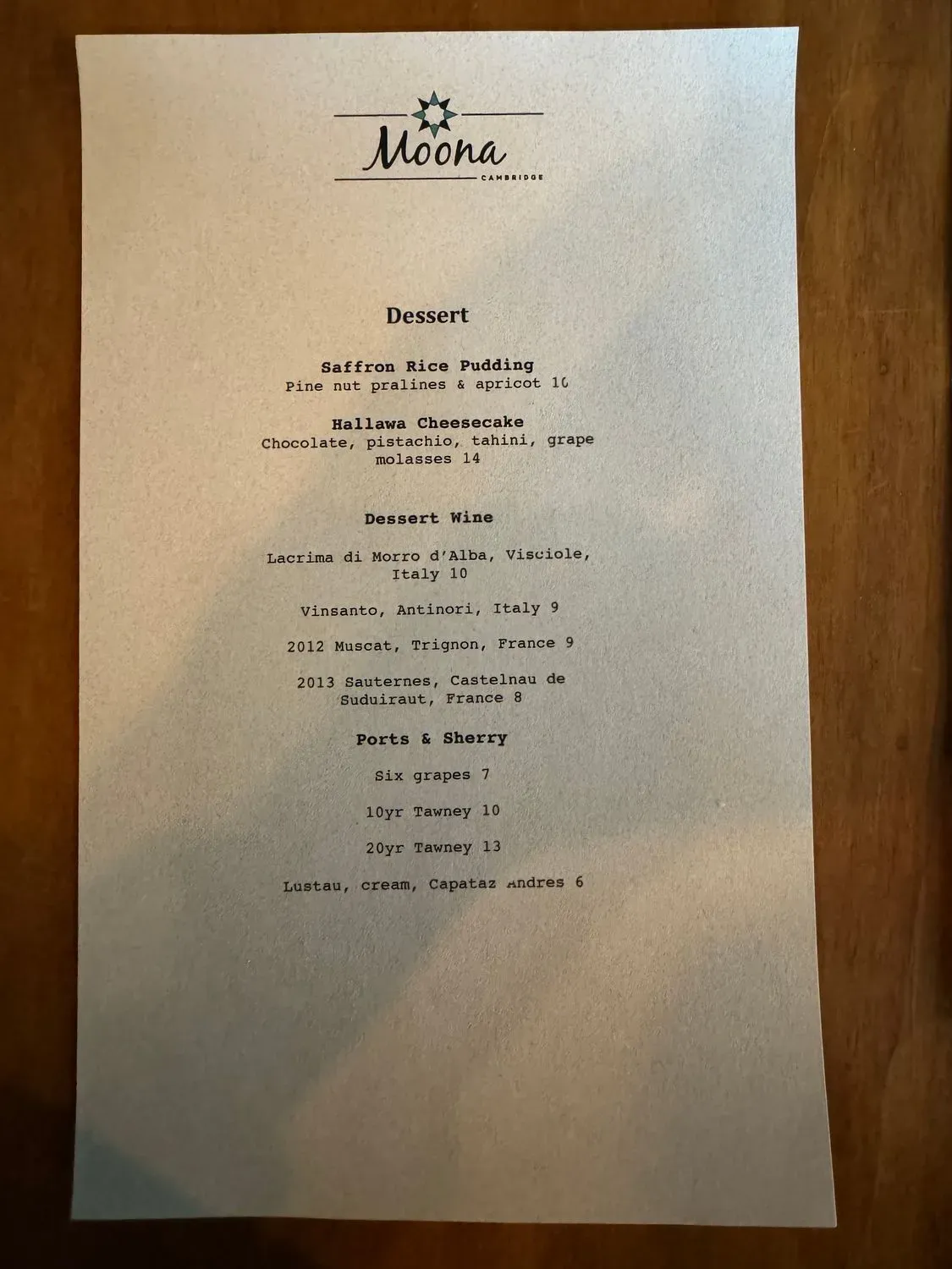 Menu 6