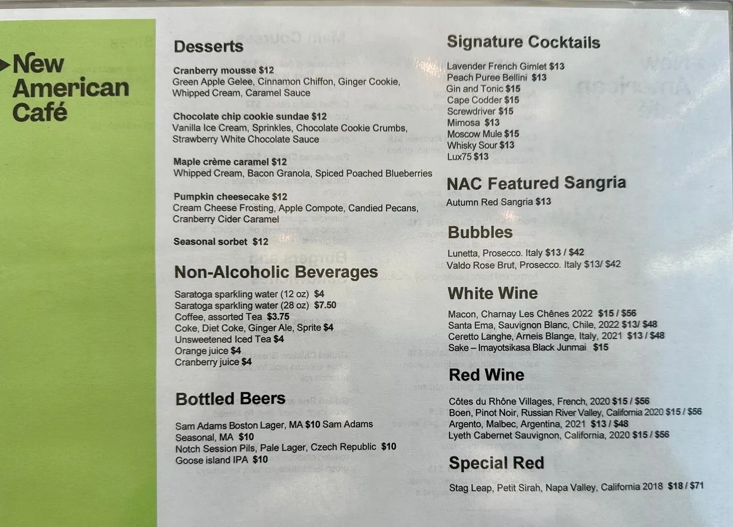 Menu 2