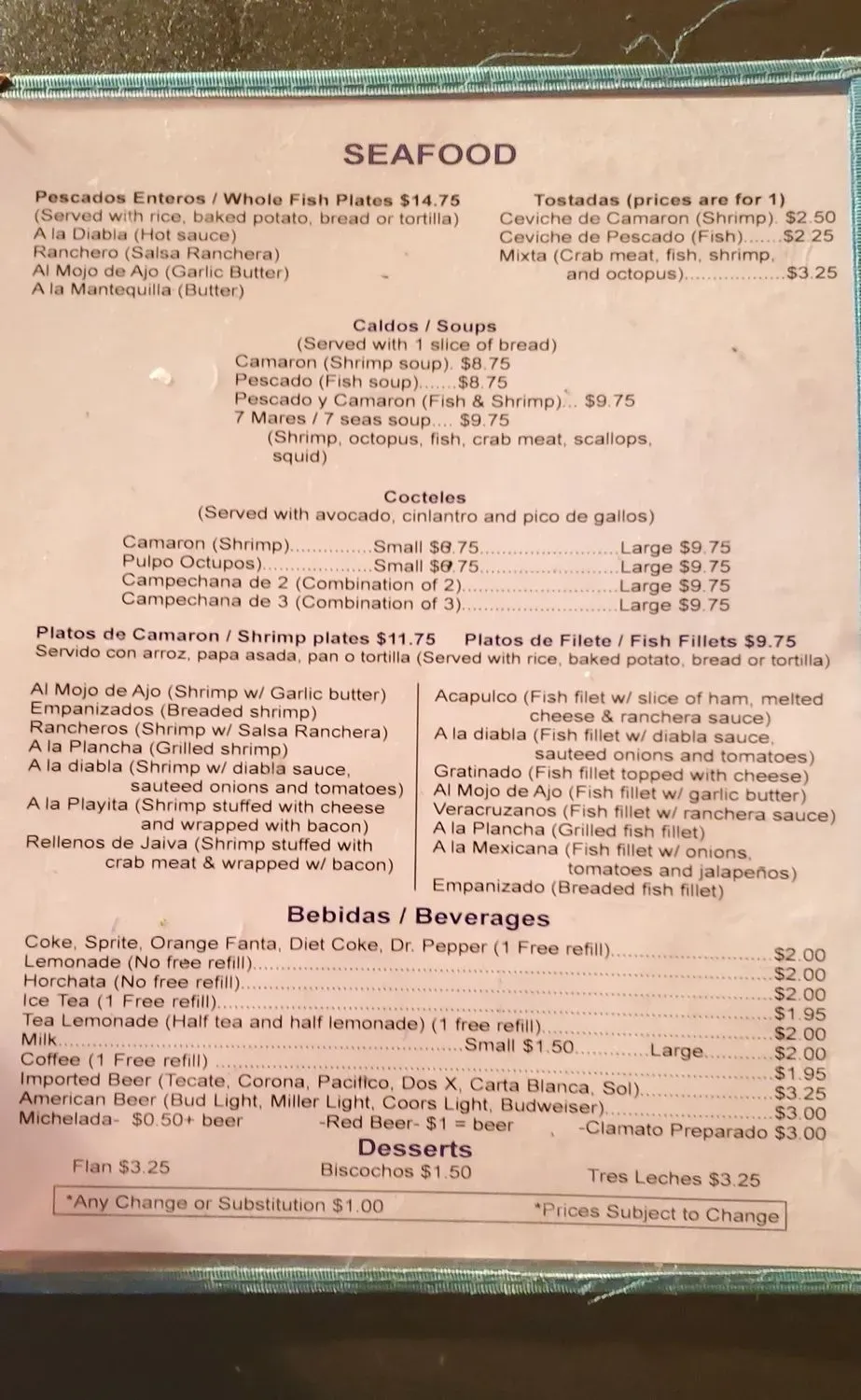 Menu 2