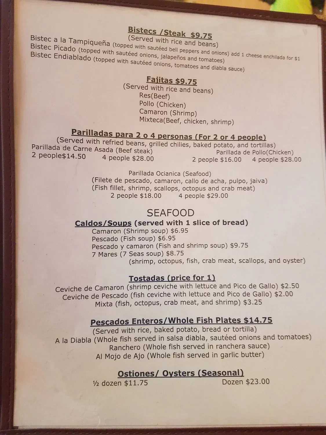 Menu 4