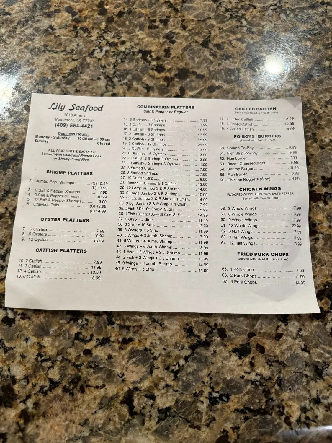 Menu 6