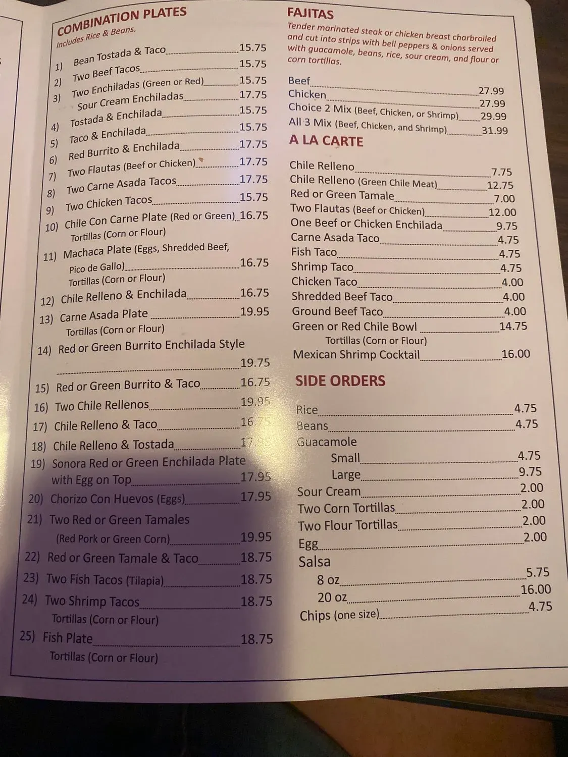 Menu 2