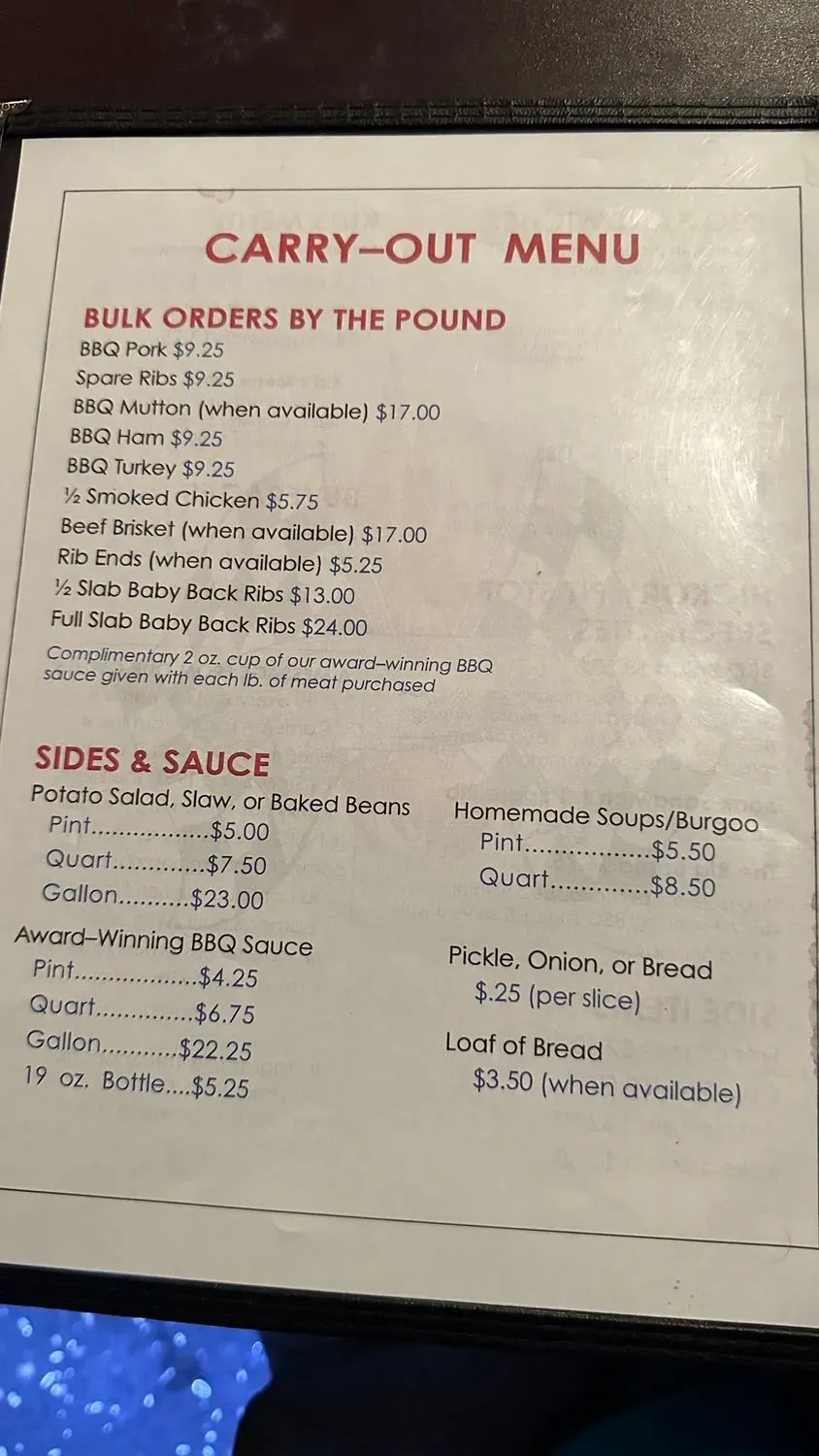 Menu 5