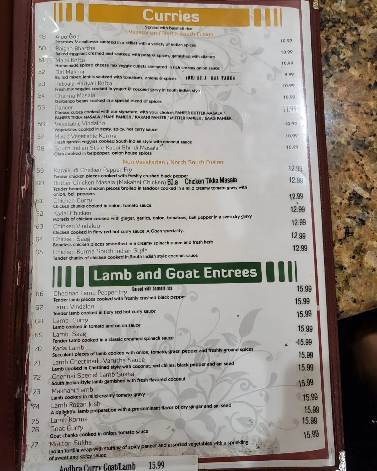 Menu 2