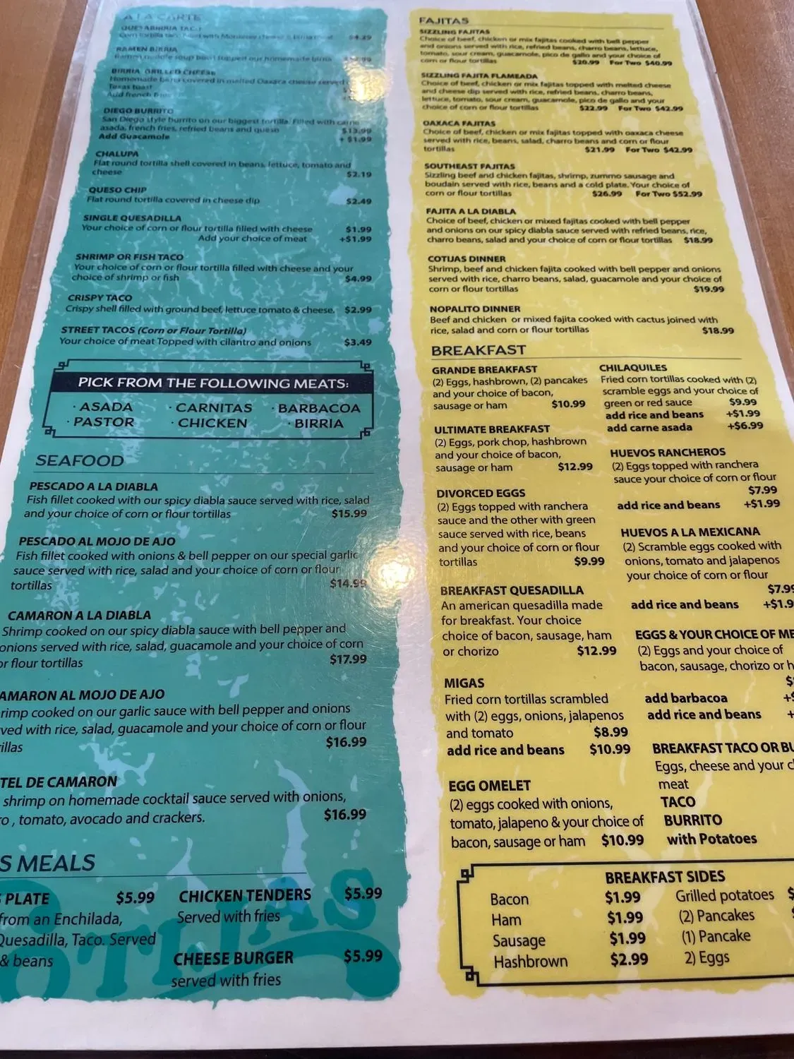 Menu 5