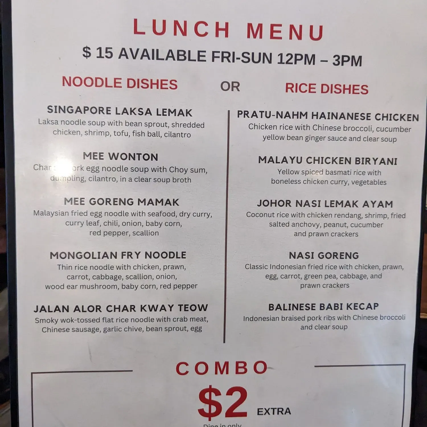 Menu 3