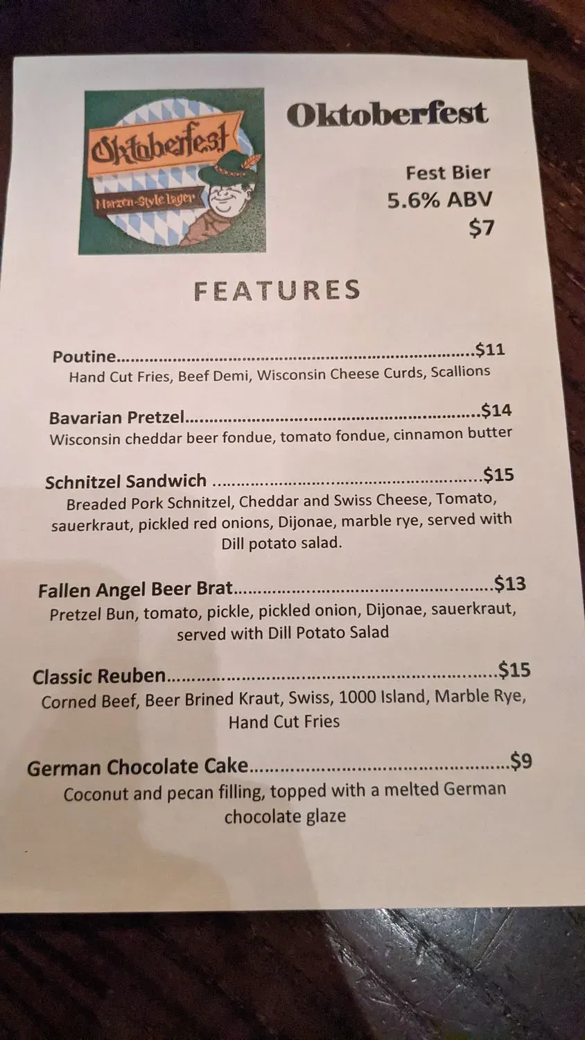 Menu 6