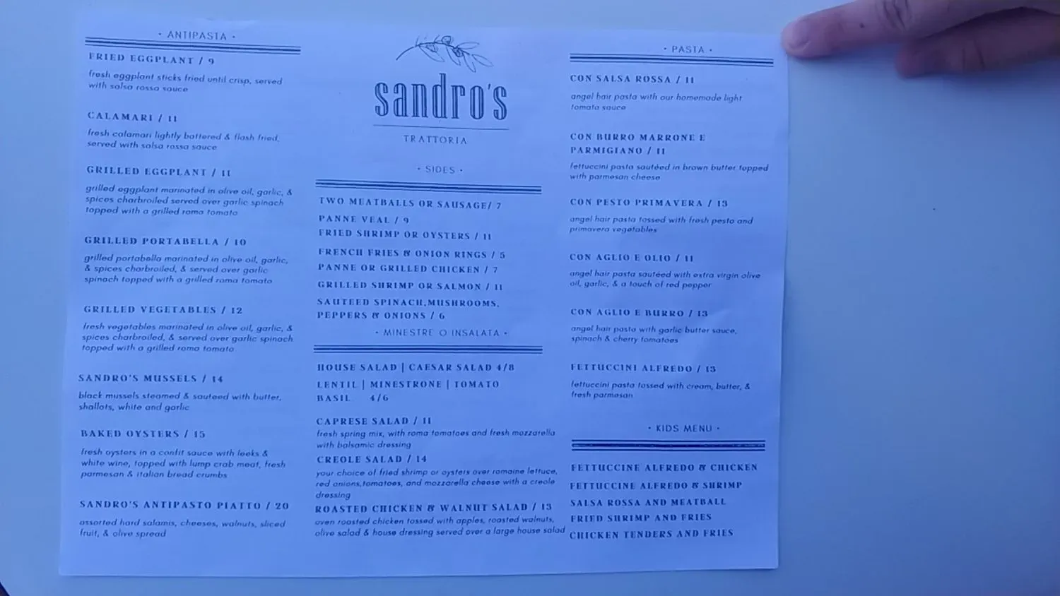 Menu 2