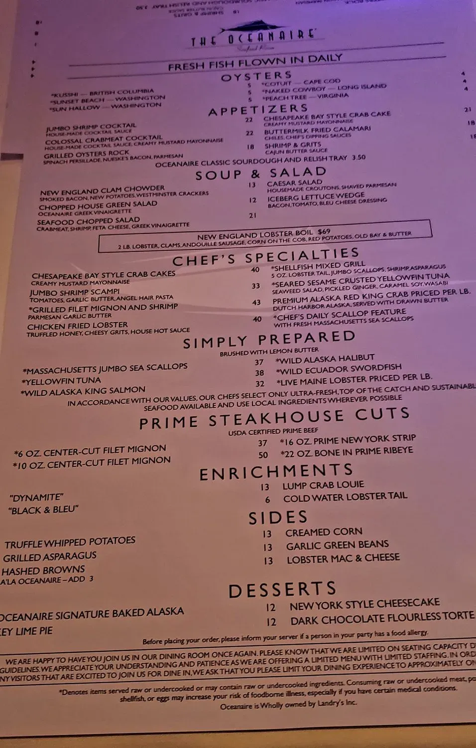 Menu 5