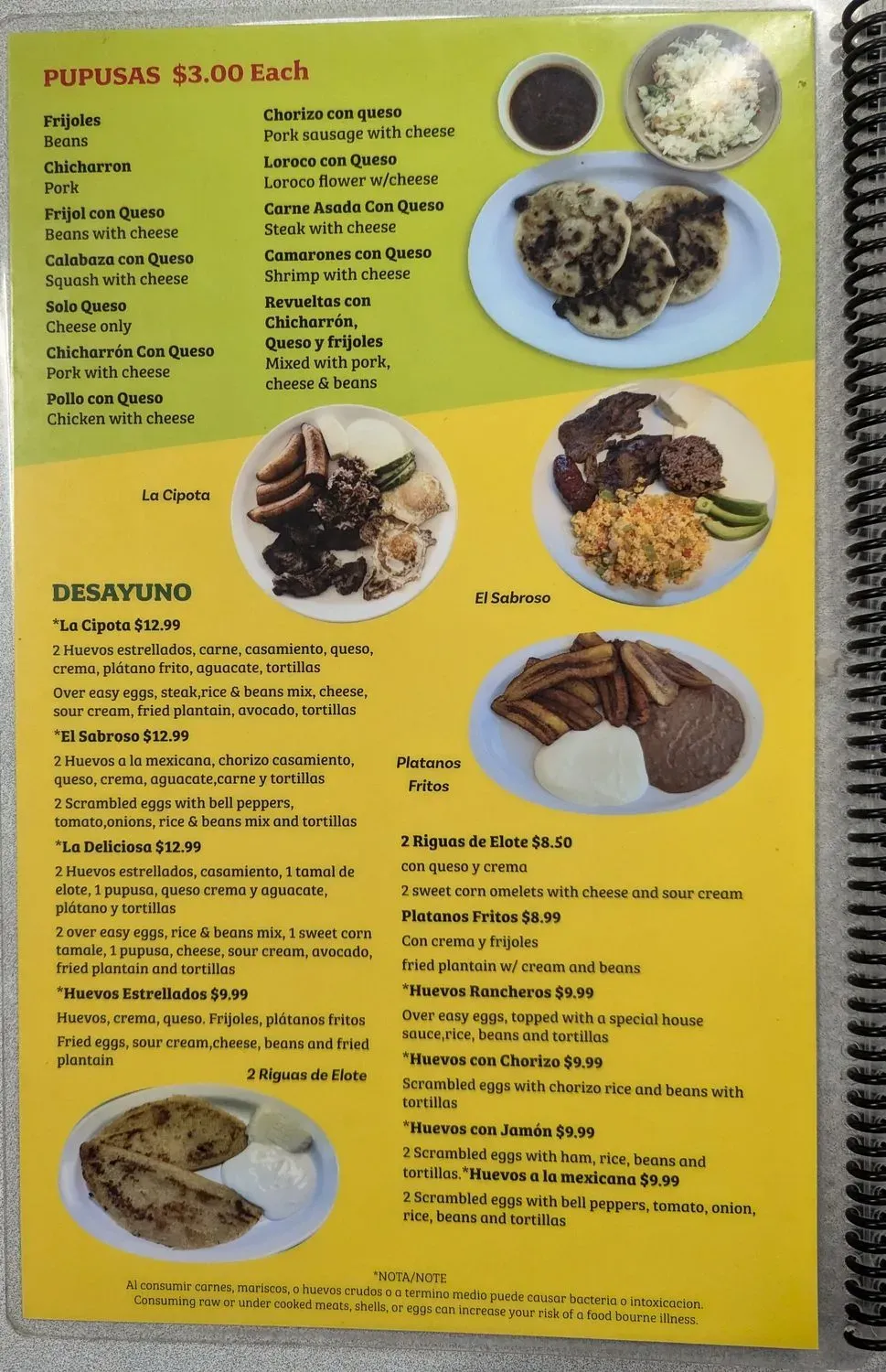 Menu 6