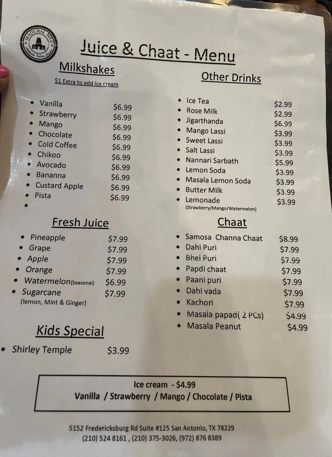 Menu 4