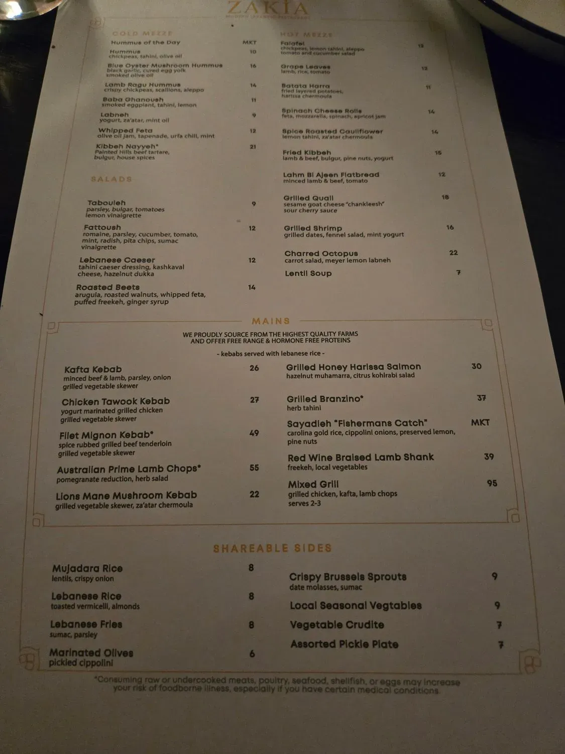 Menu 6