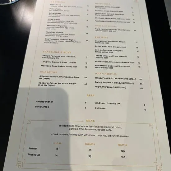 Menu 2