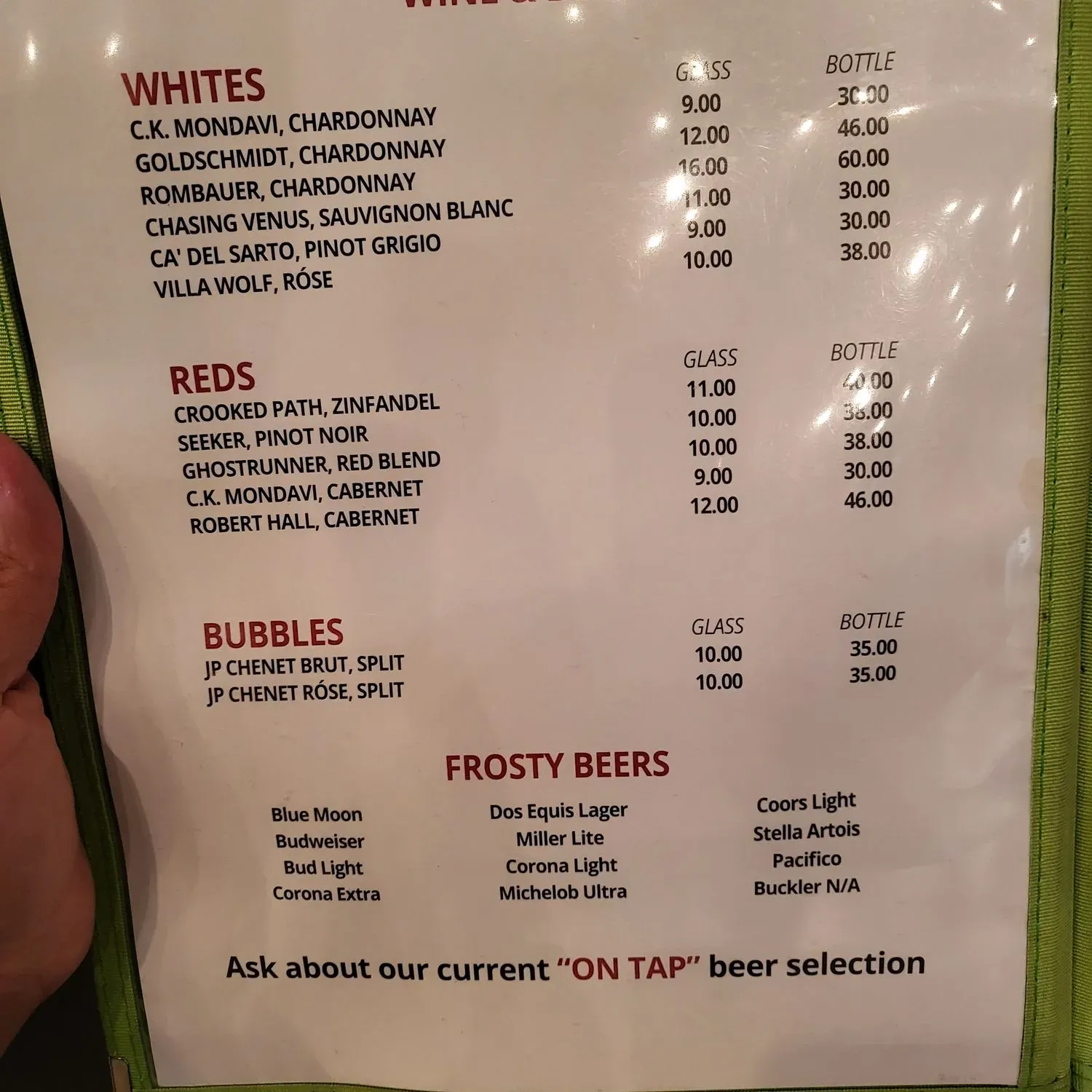 Menu 3