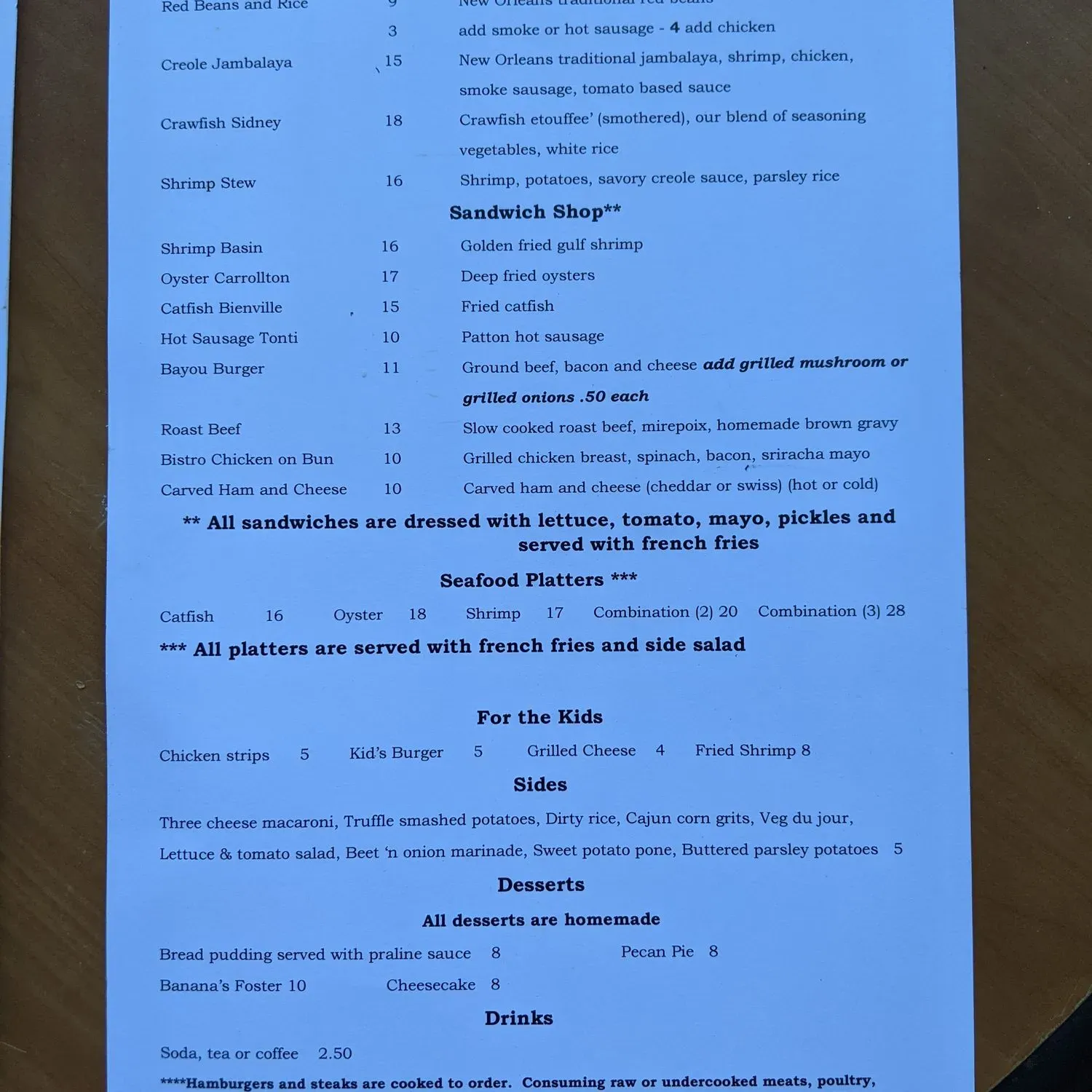 Menu 3