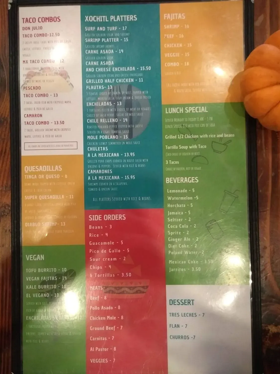 Menu 4