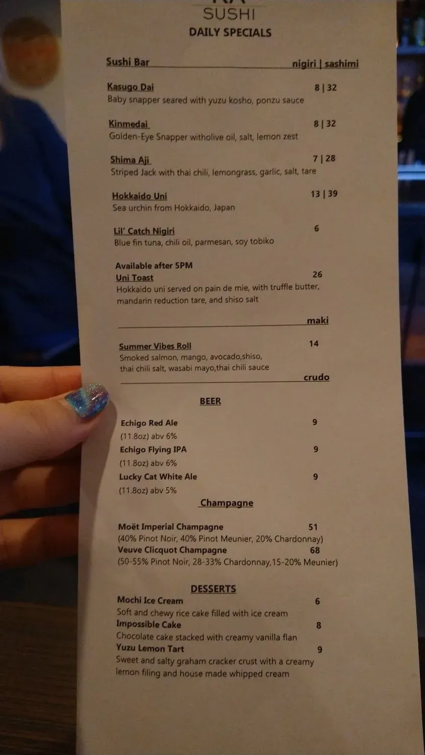 Menu 6