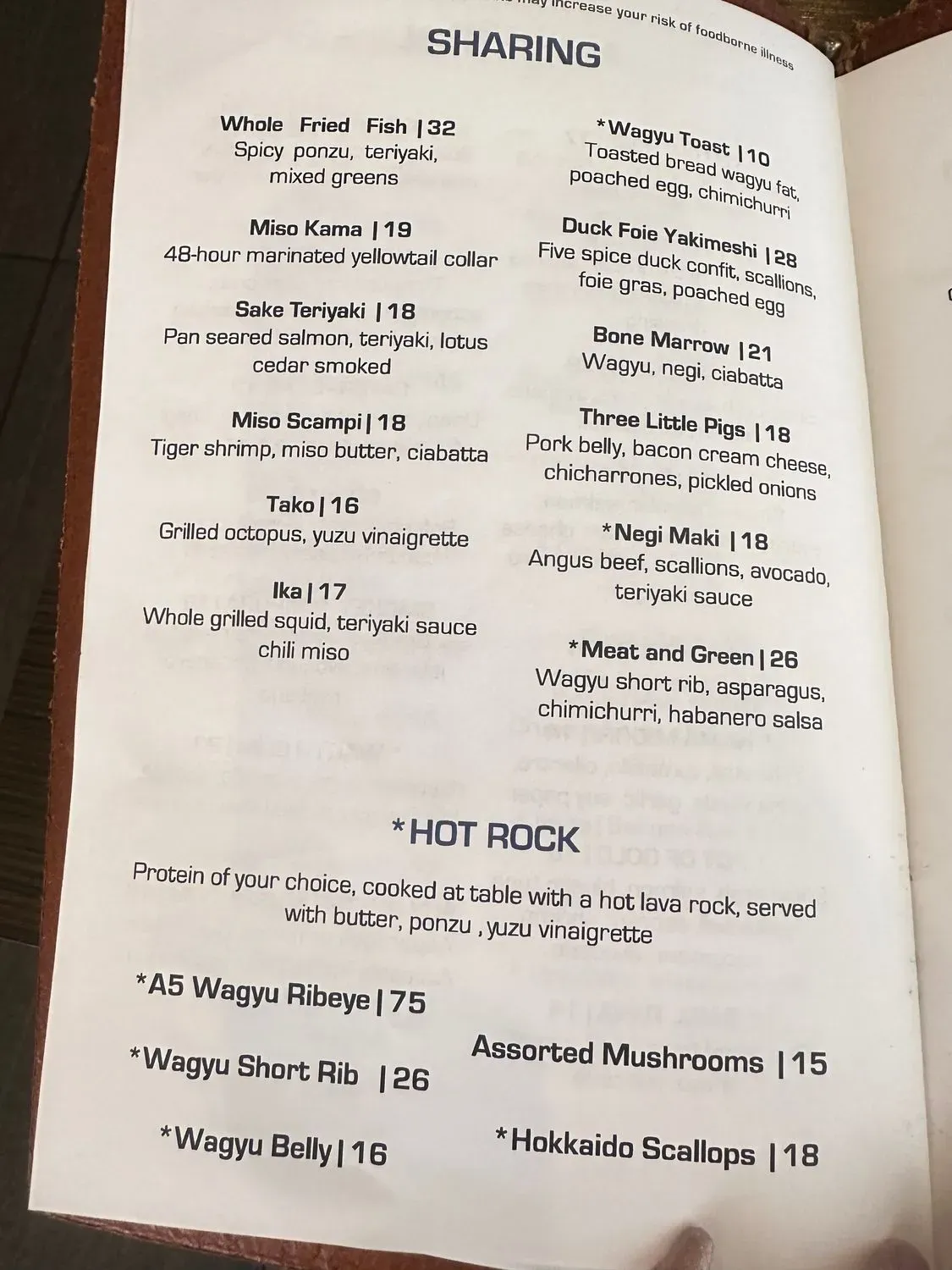 Menu 4