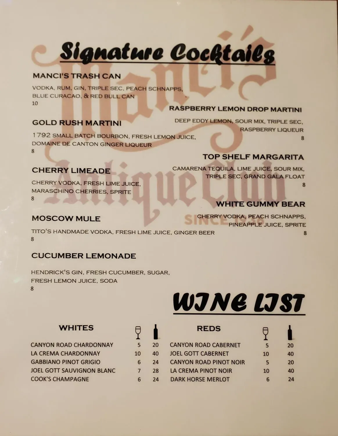 Menu 2