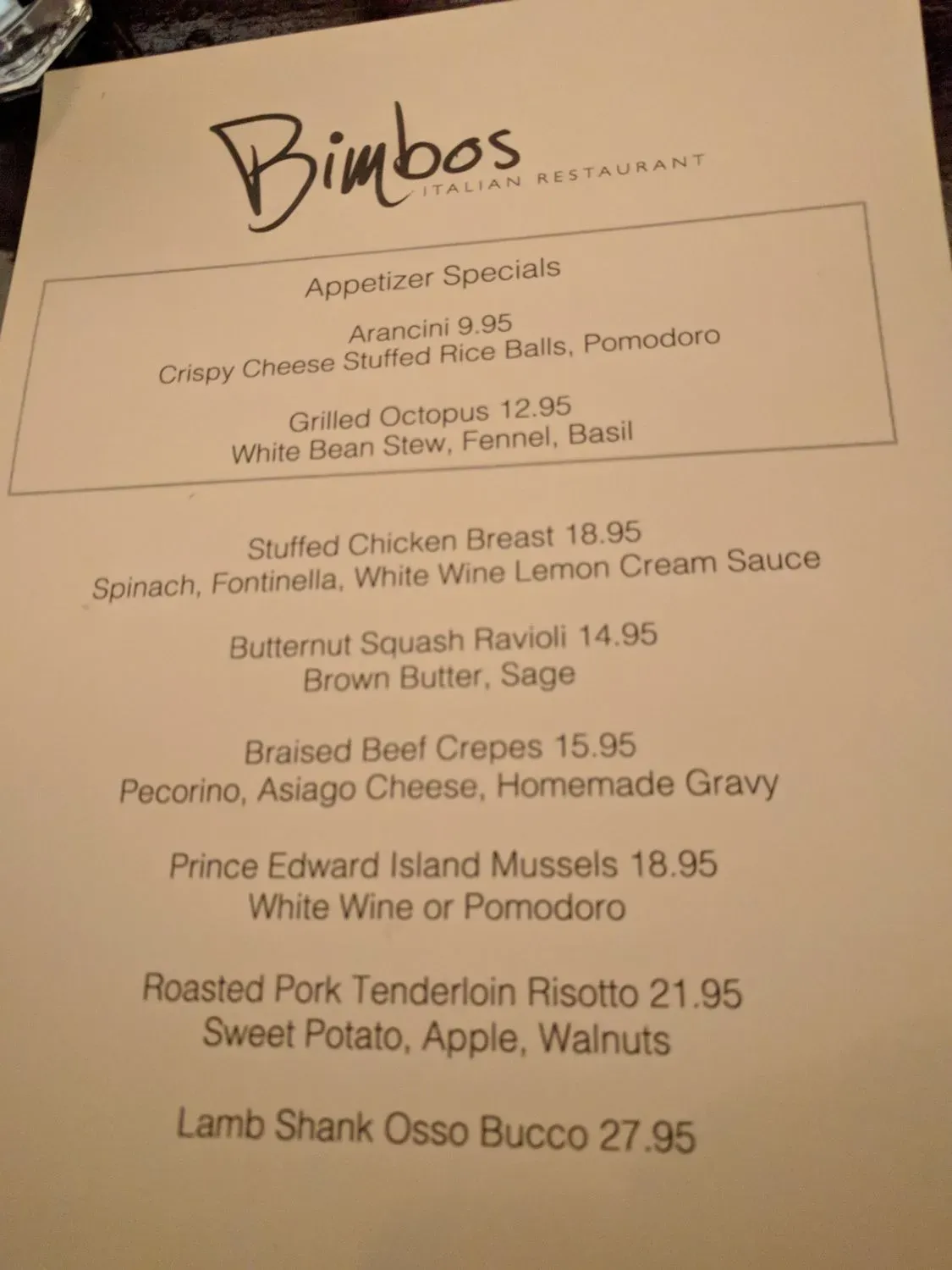 Menu 6