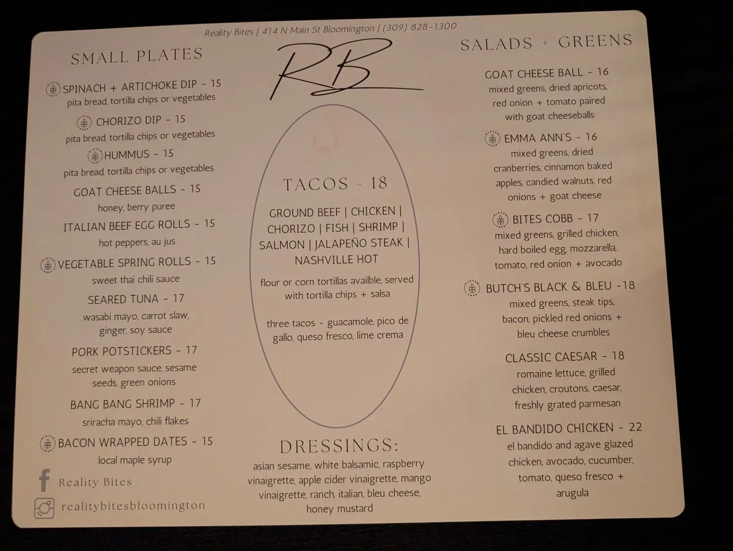 Menu 2