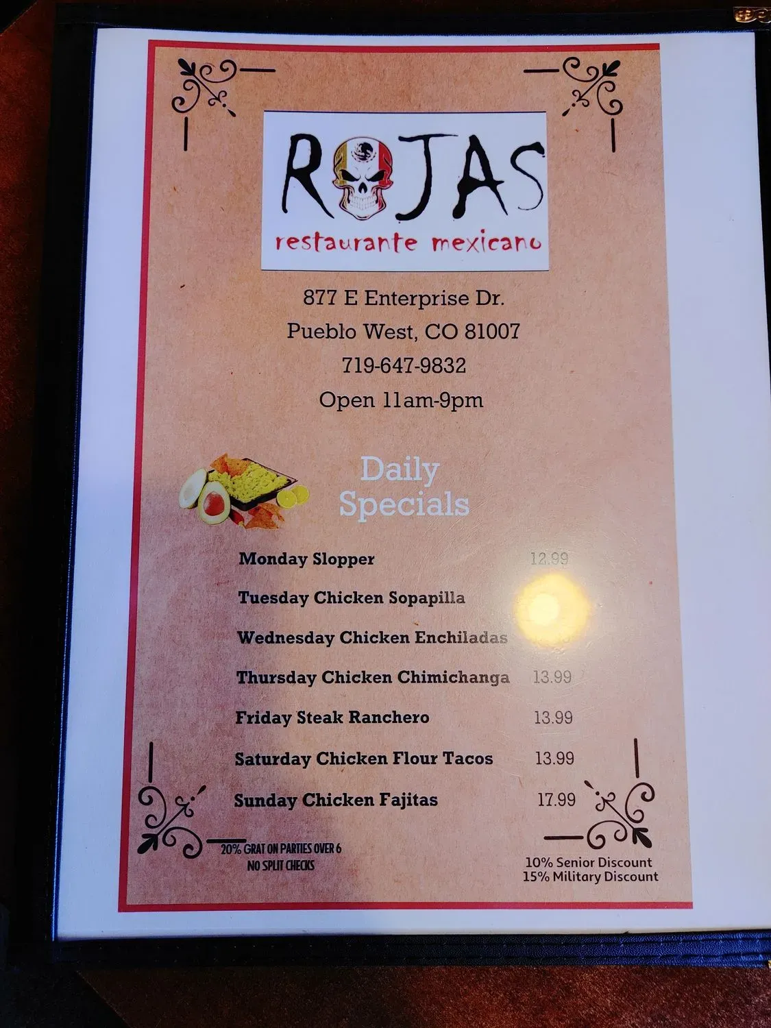 Menu 5