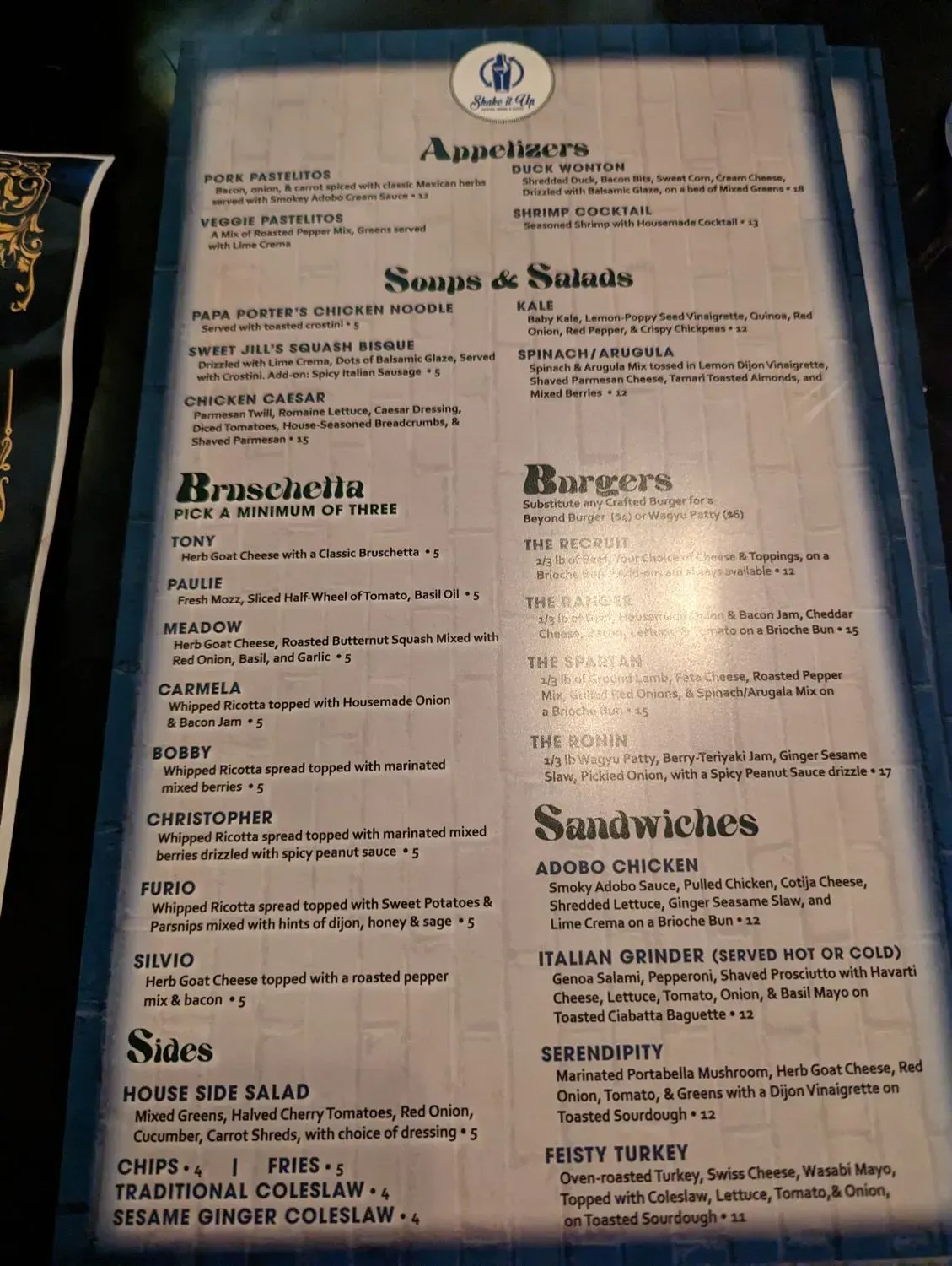 Menu 4