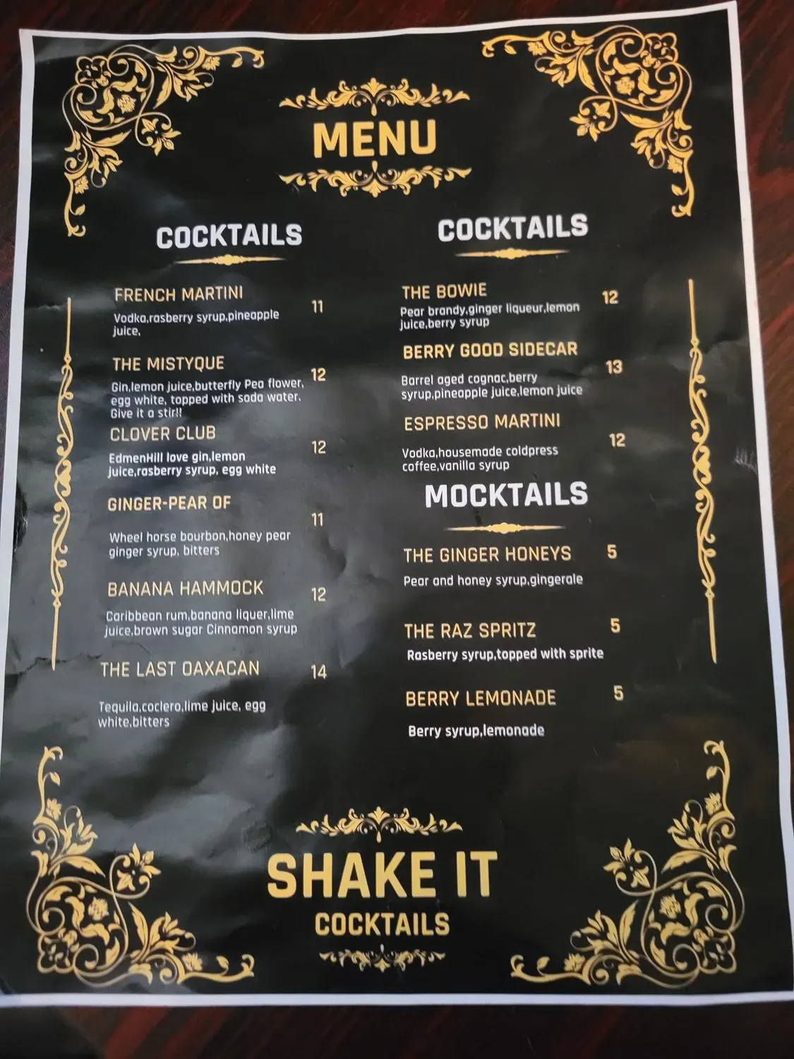 Menu 2