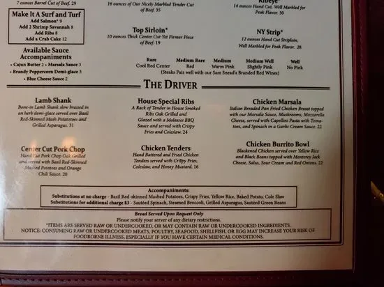 Menu 5