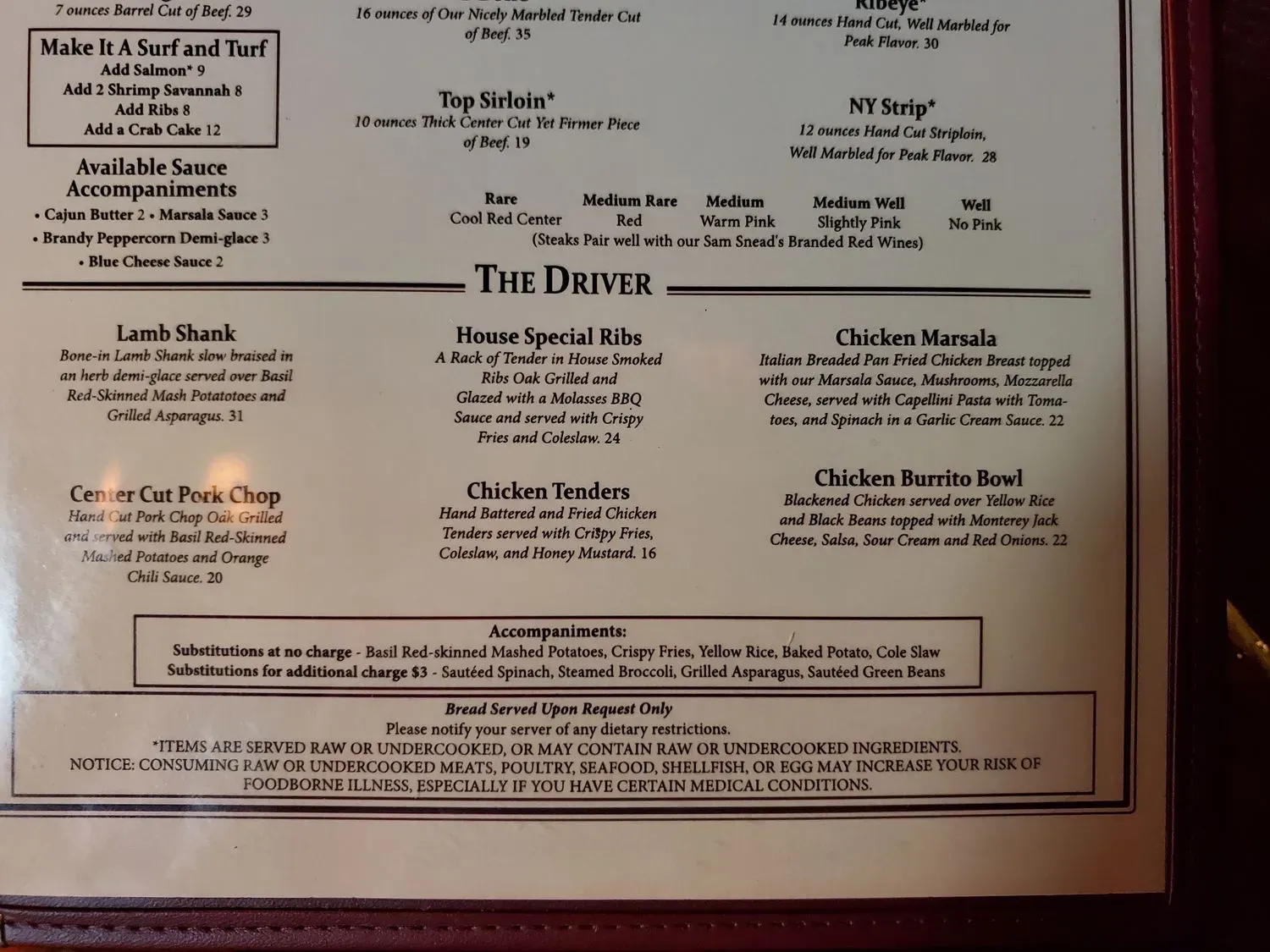 Menu 4