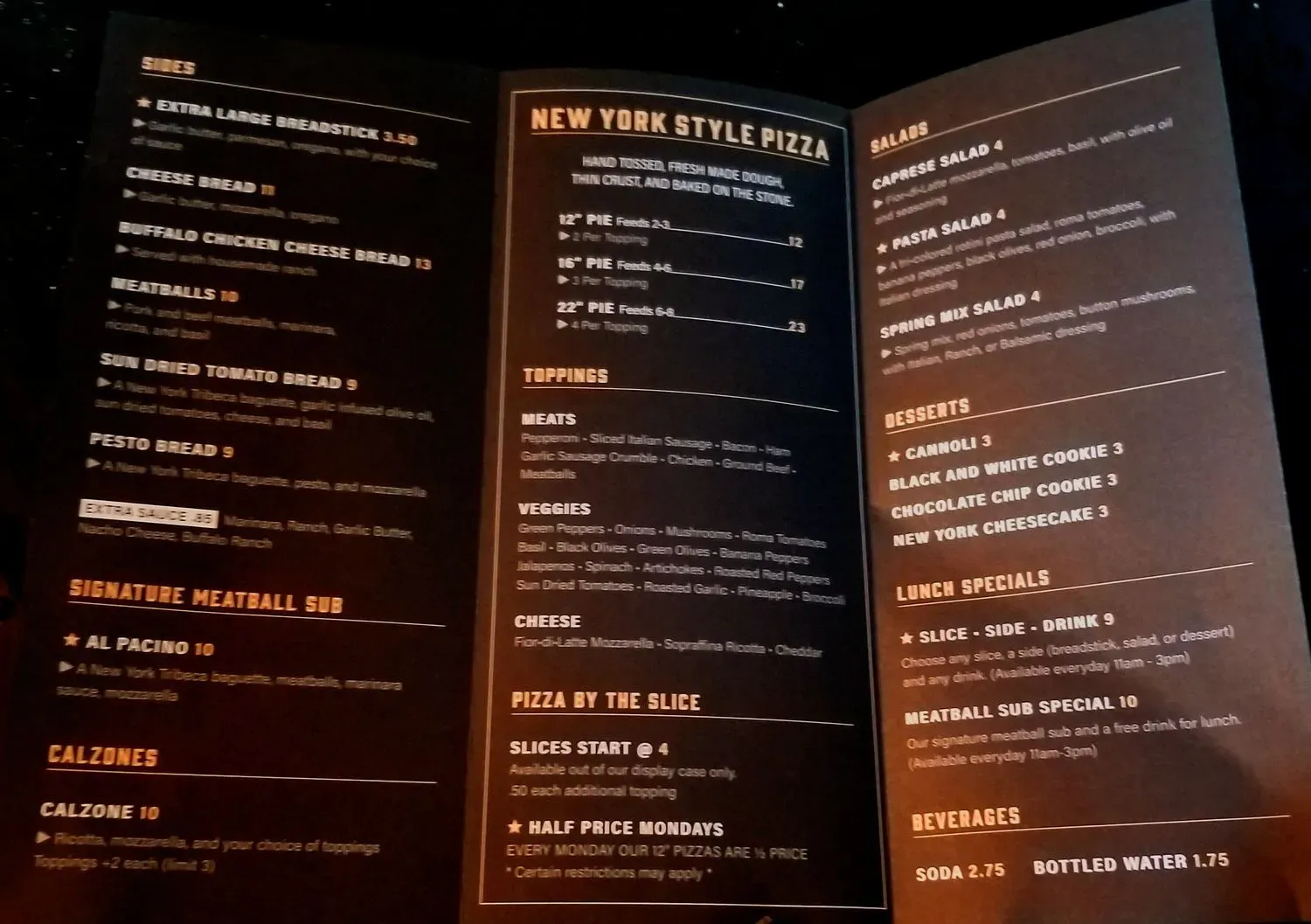 Menu 6