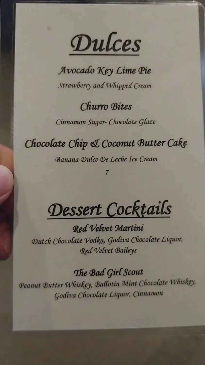 Menu 4