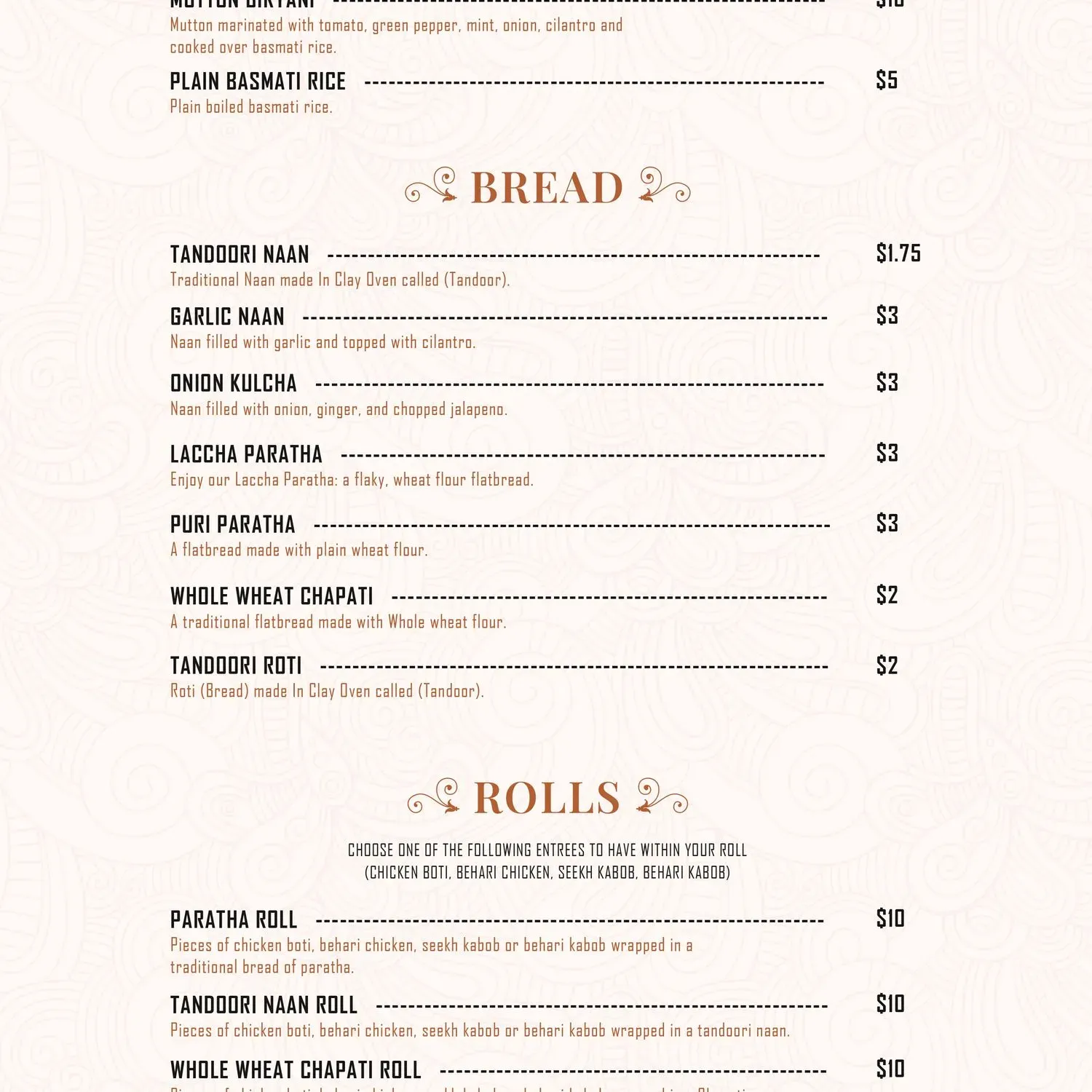 Menu 2