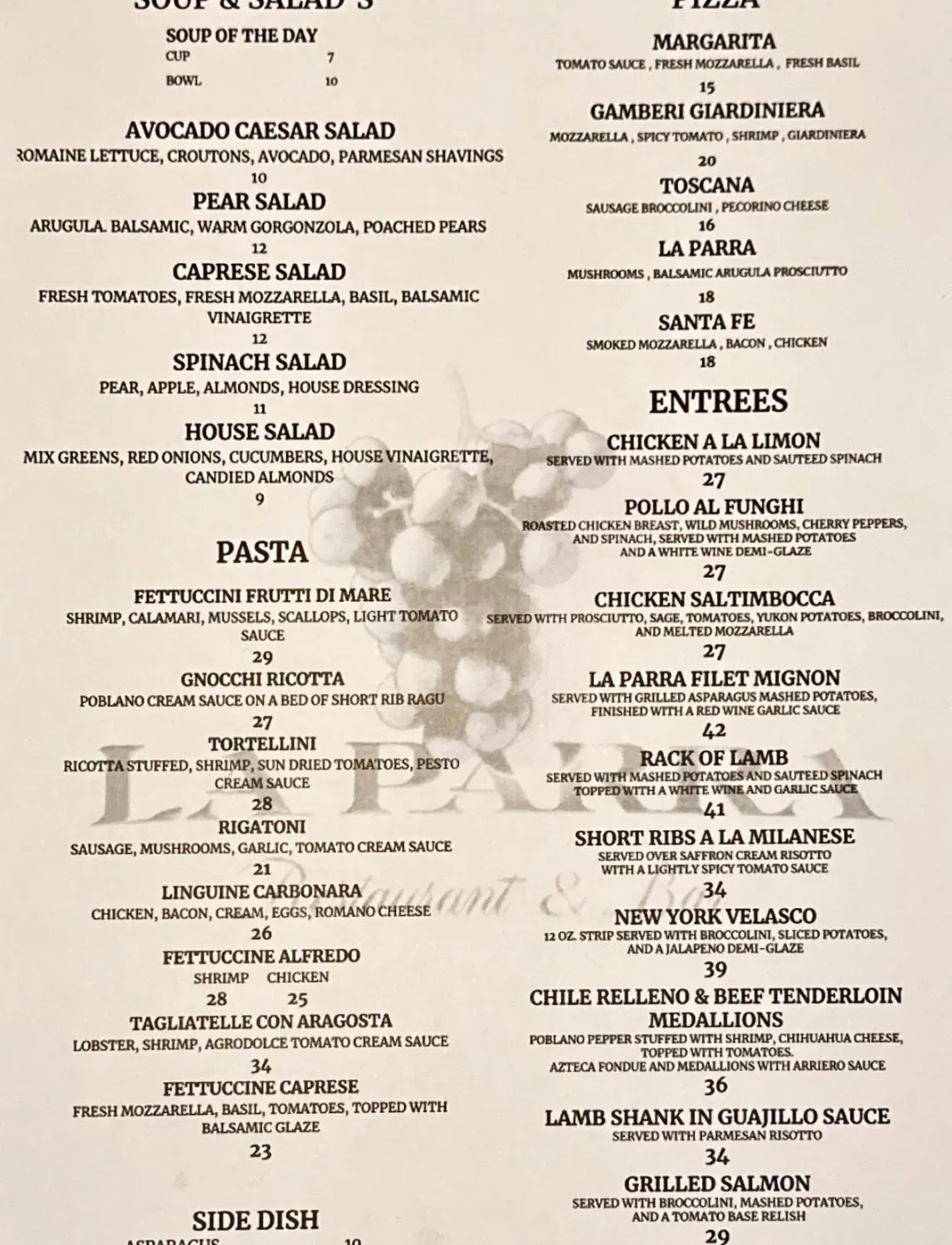 Menu 2