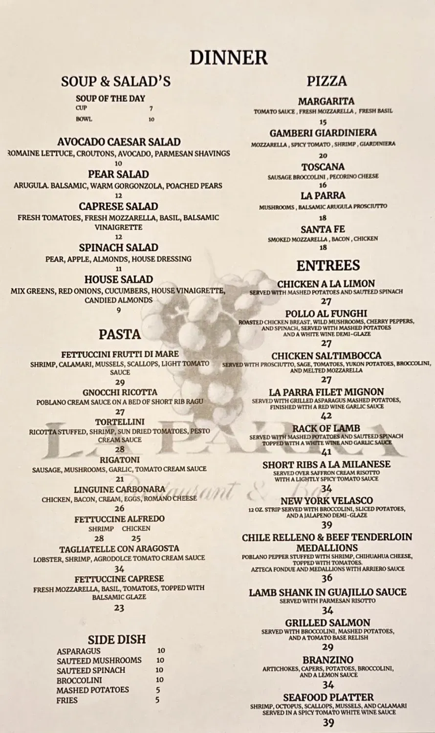 Menu 2