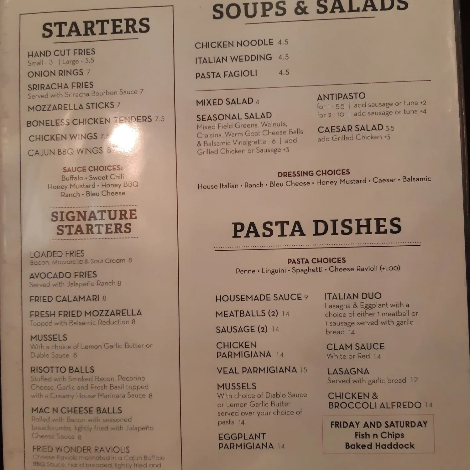 Menu 2