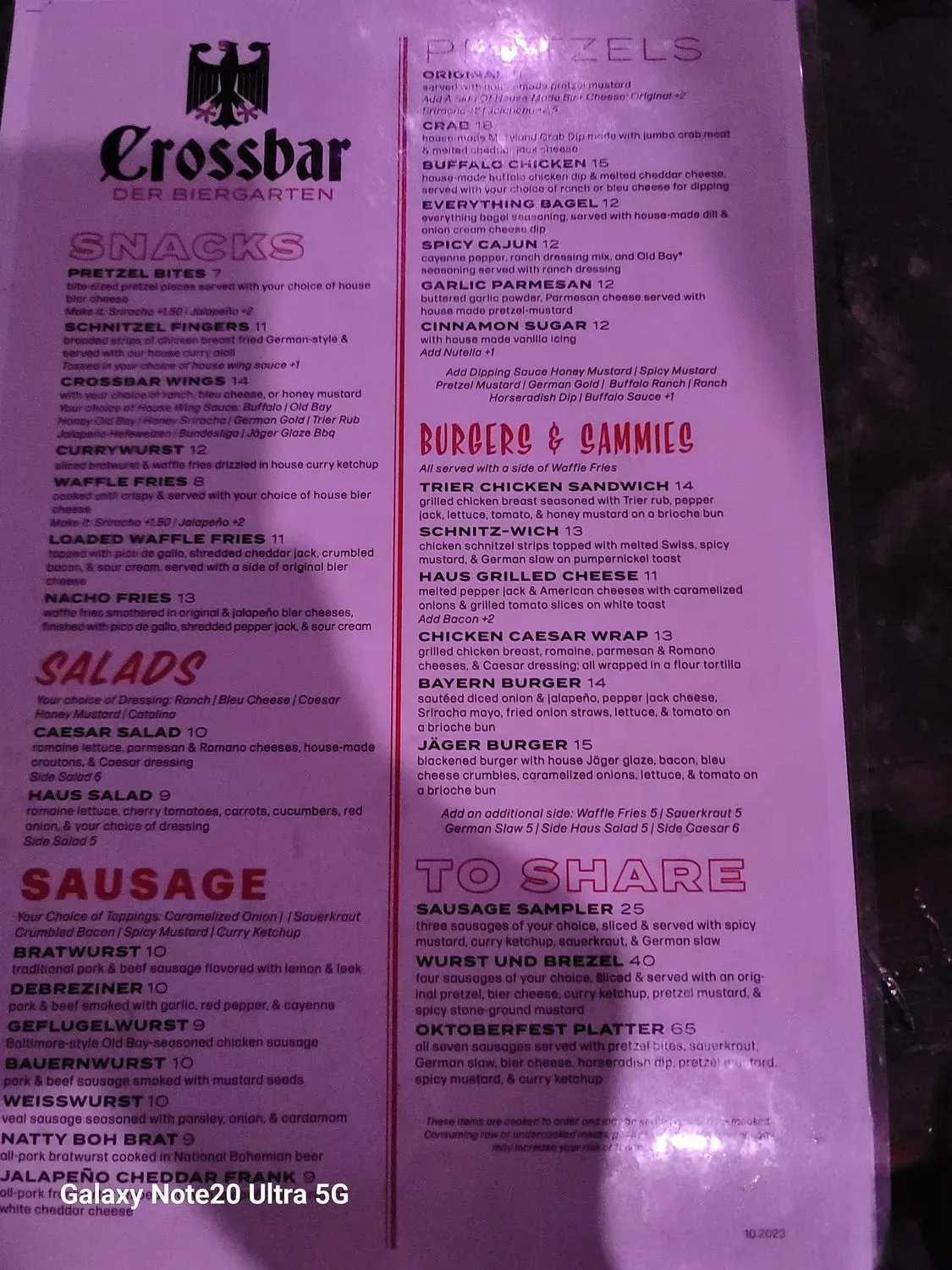 Menu 2