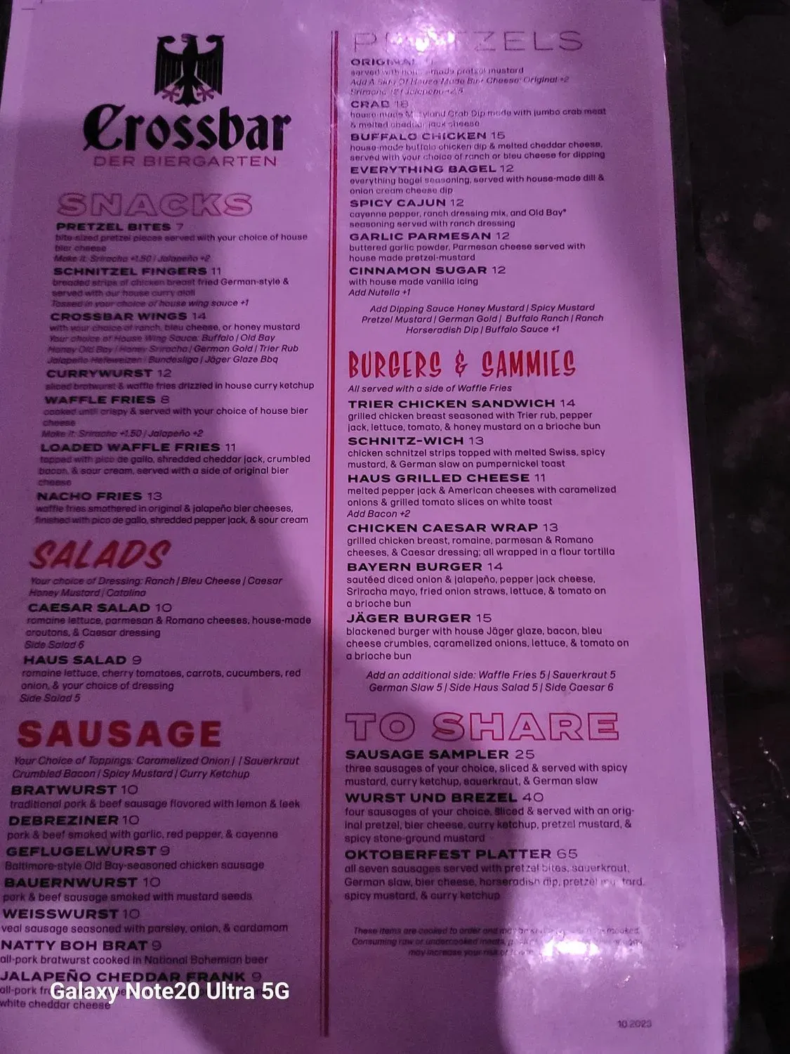 Menu 2