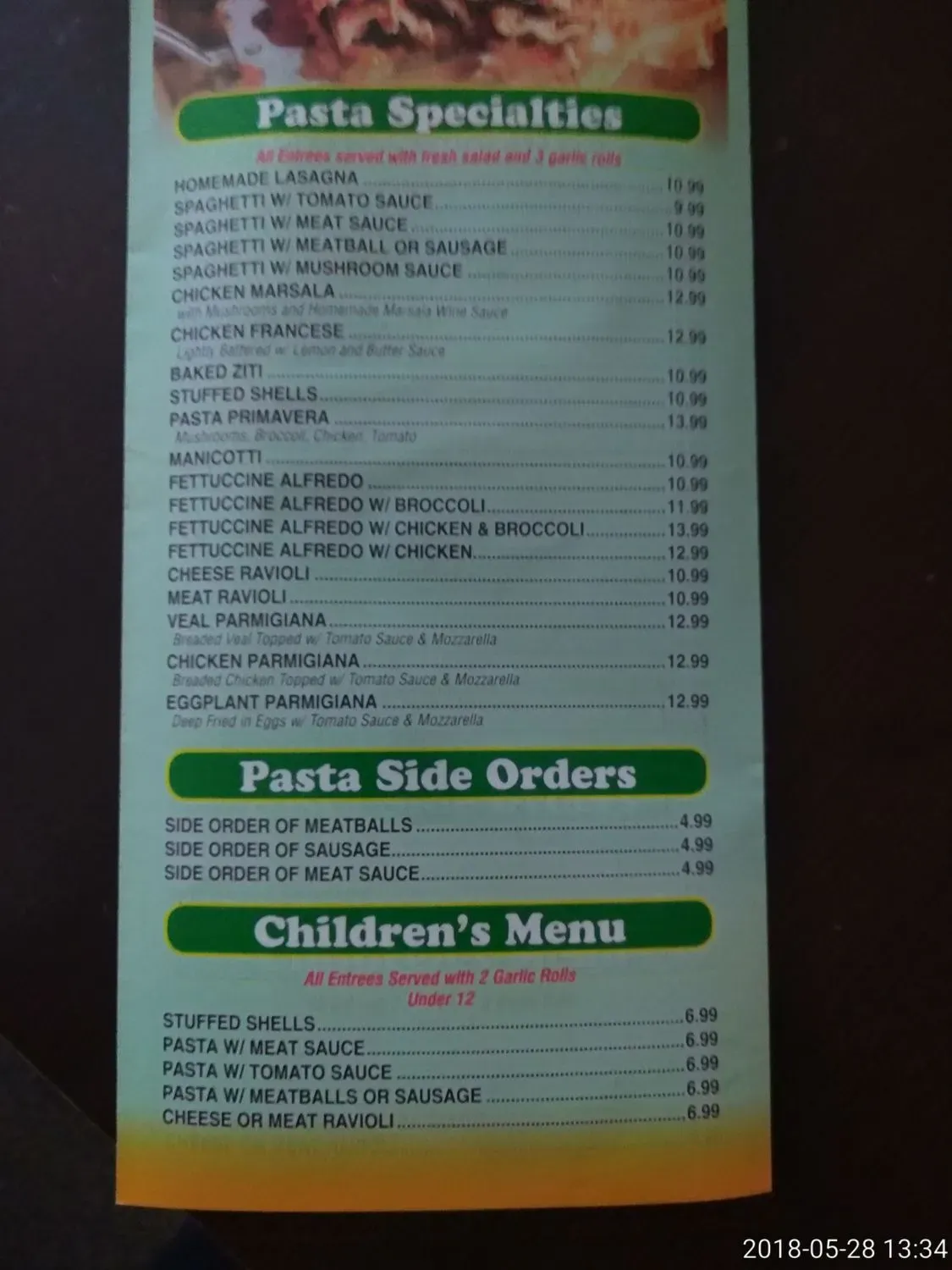 Menu 2