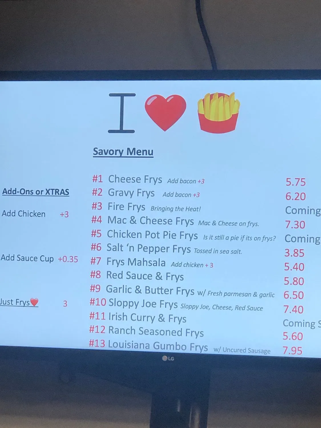 Menu 3