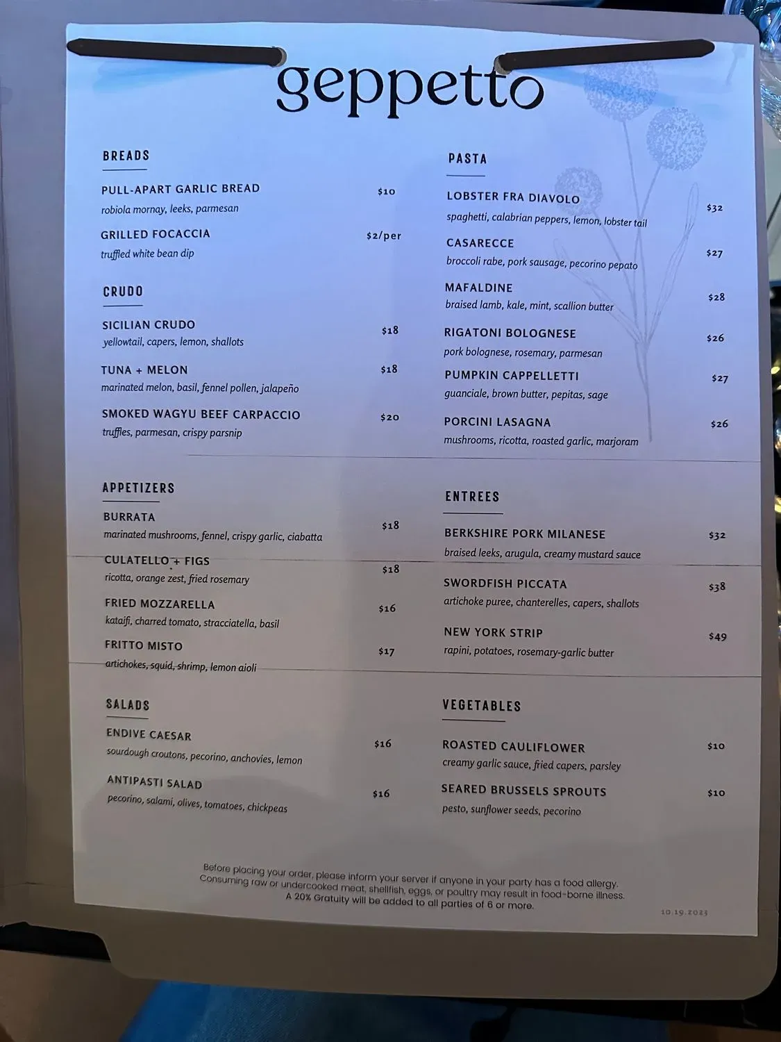 Menu 4