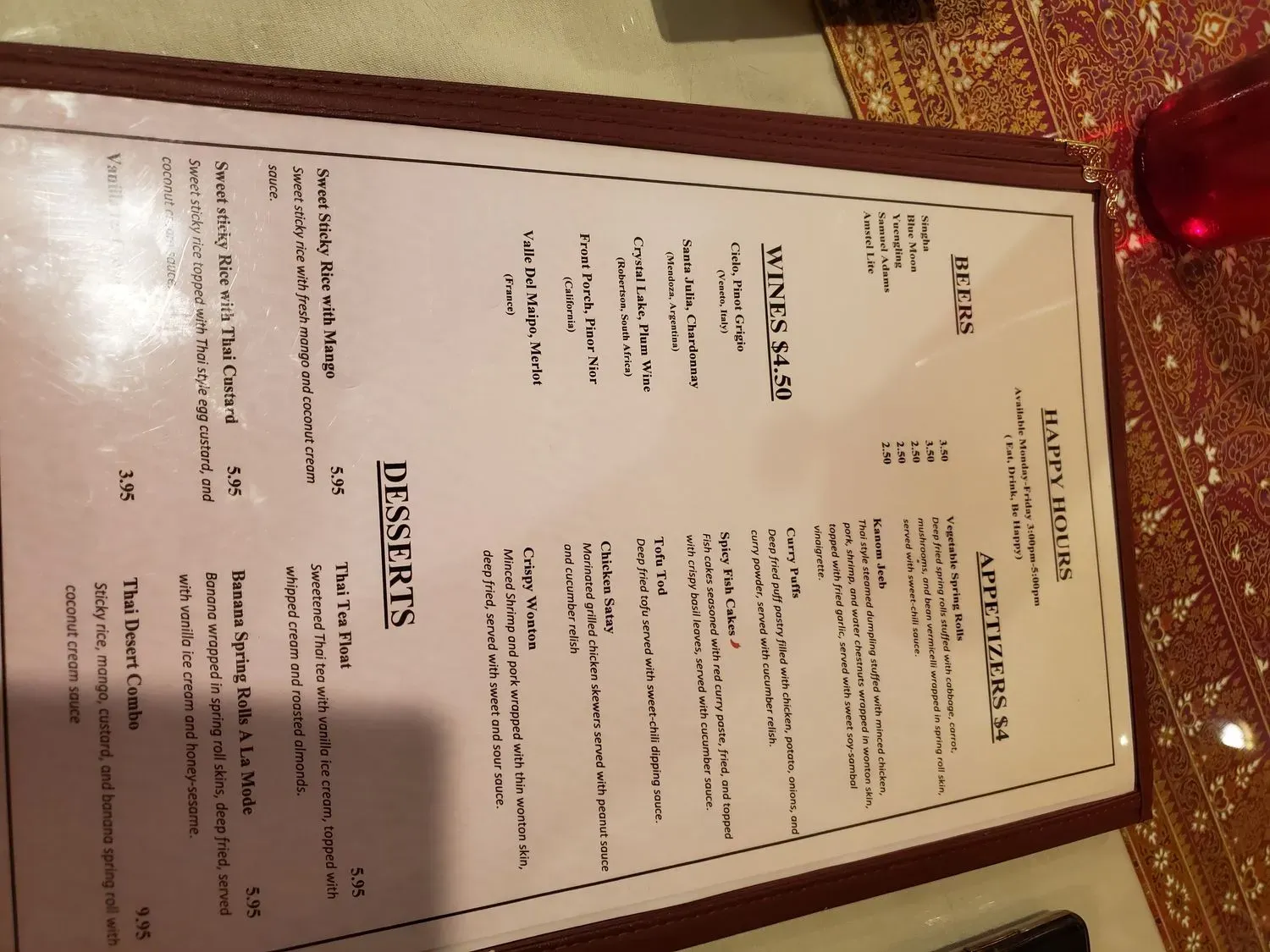 Menu 6