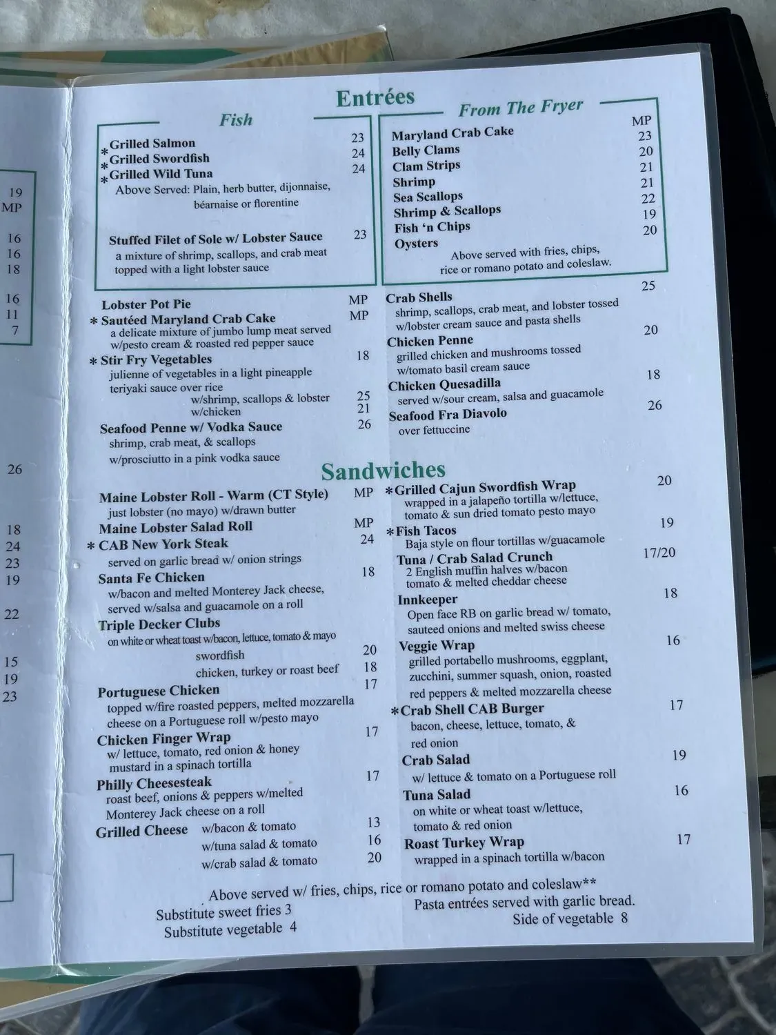 Menu 4