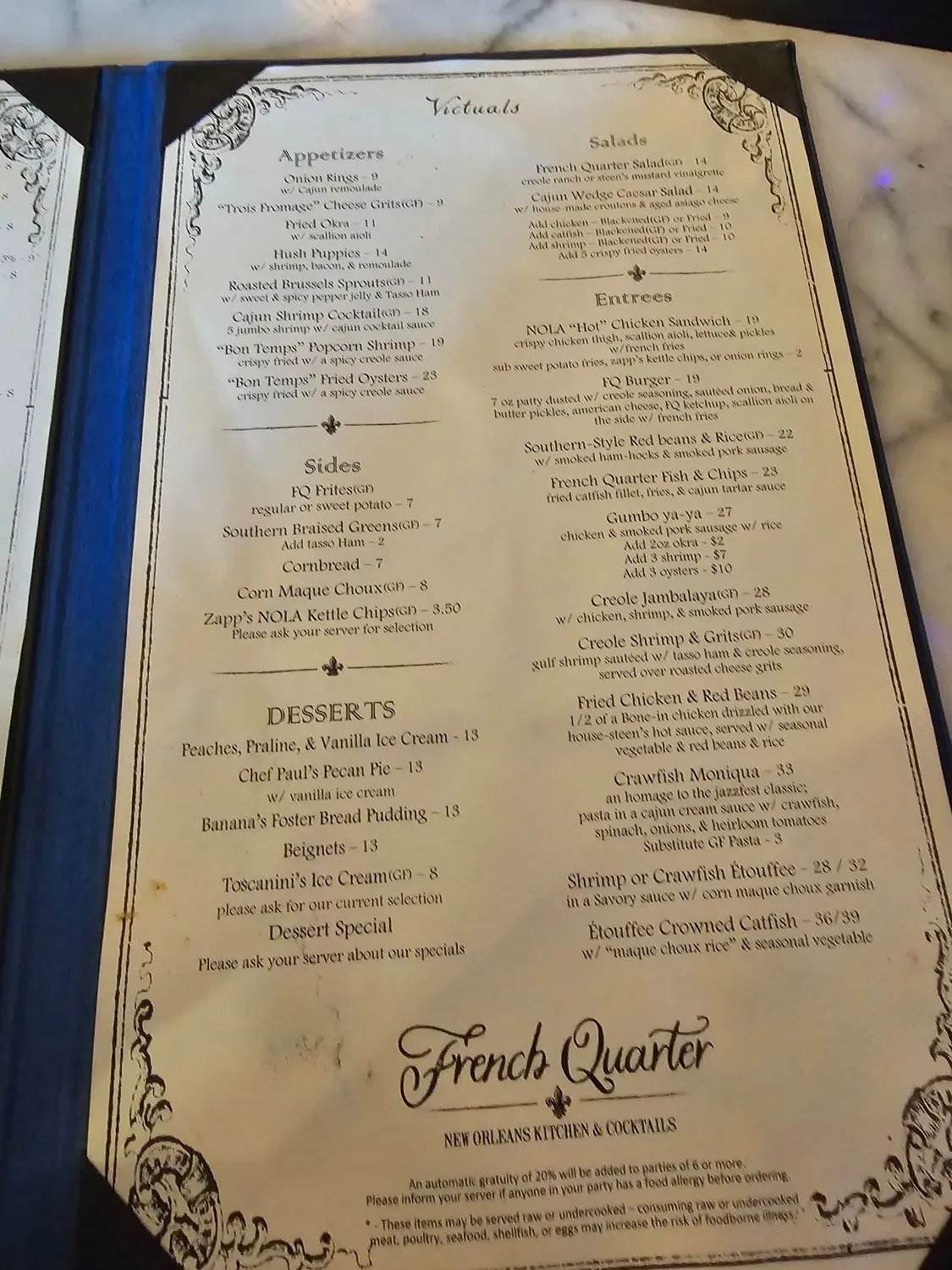 Menu 6