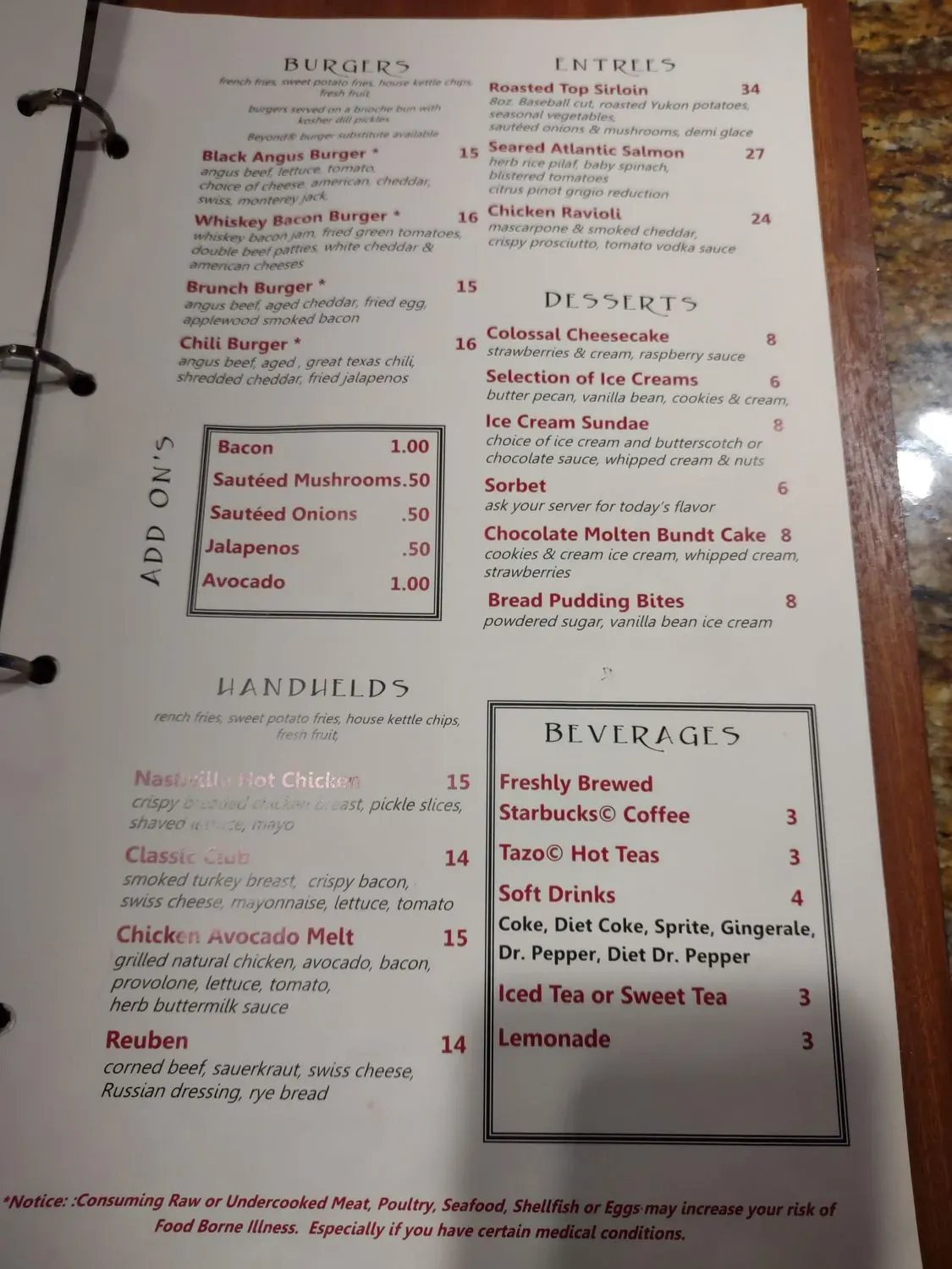 Menu 6