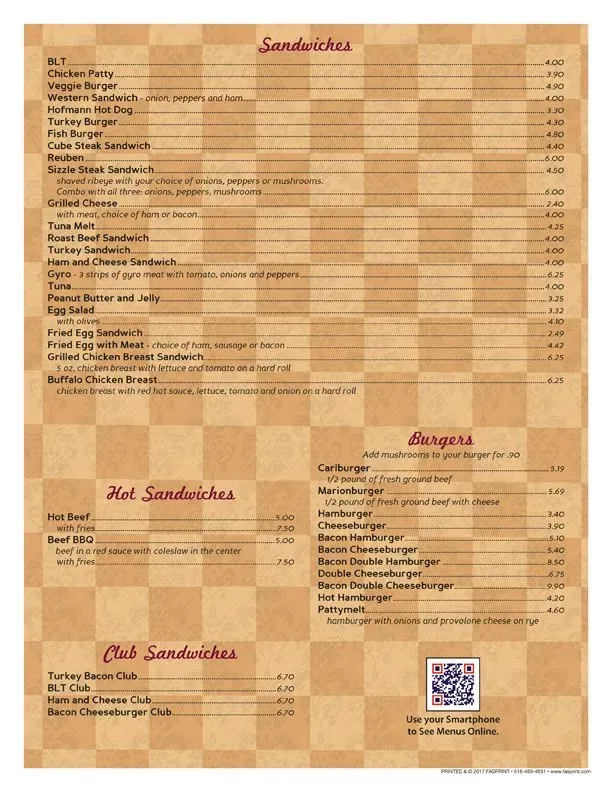 Menu 5