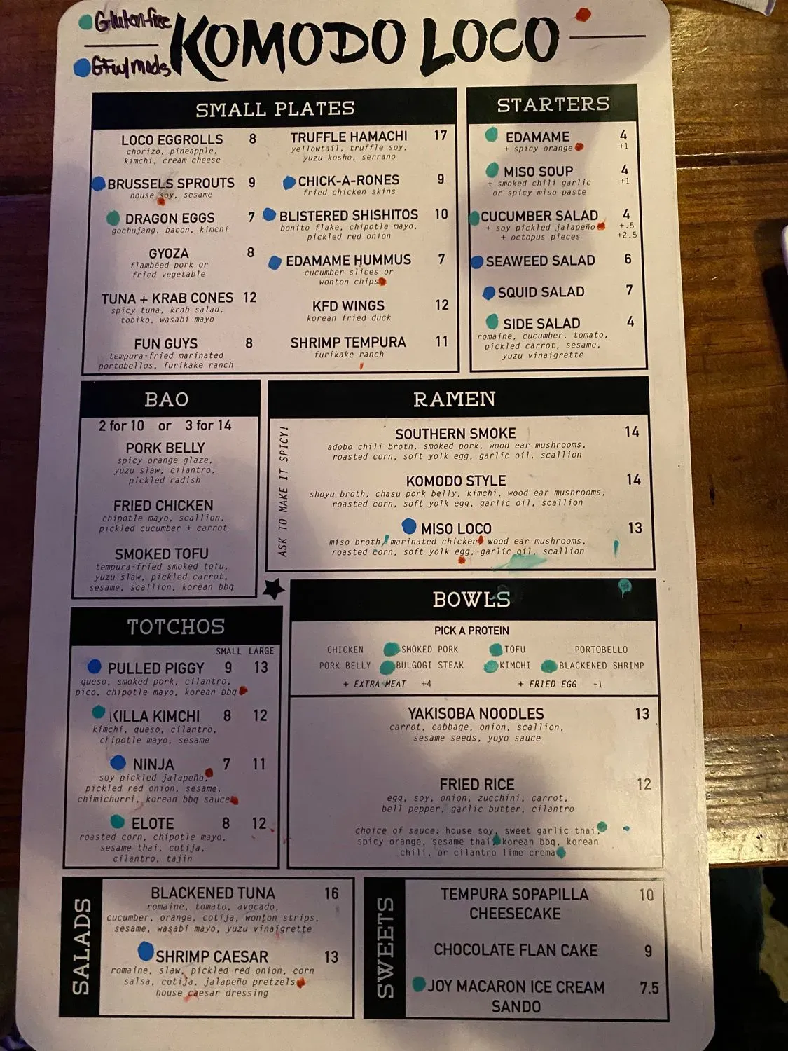 Menu 3