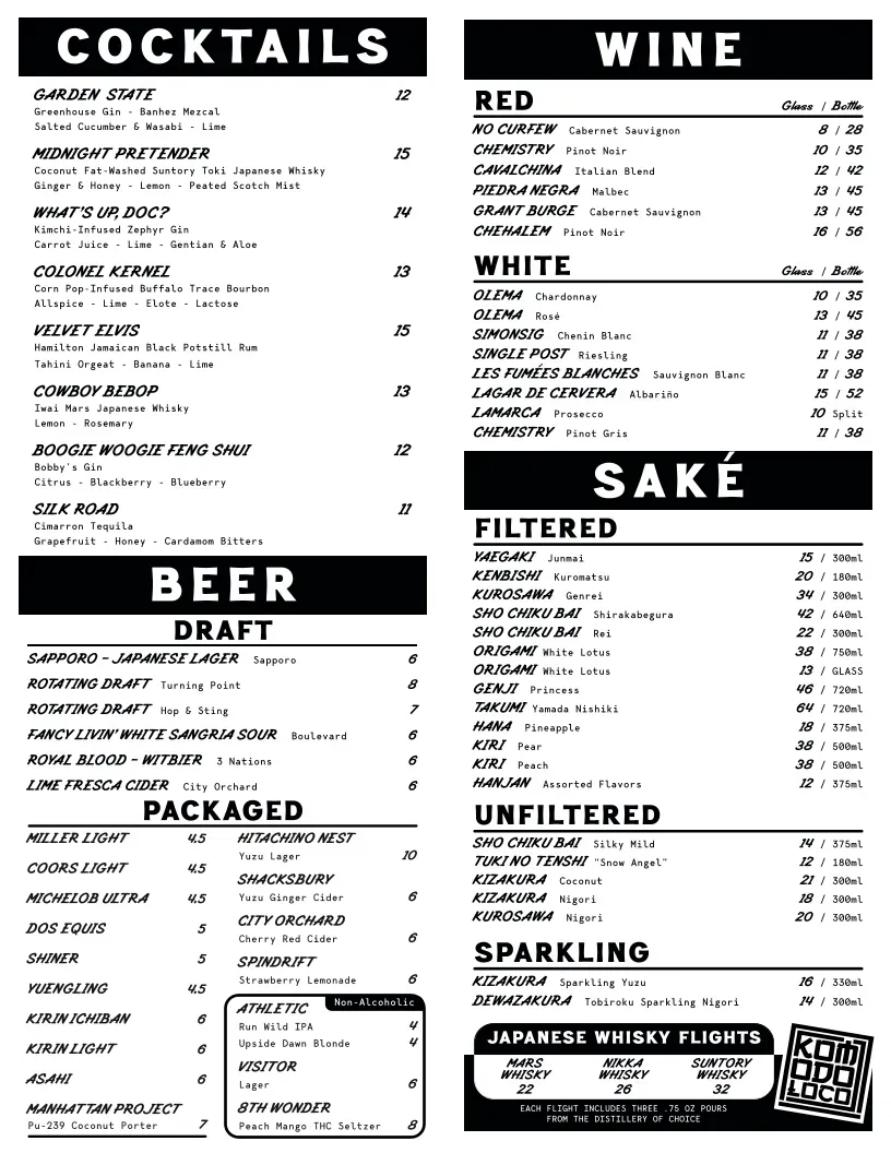 Menu 2