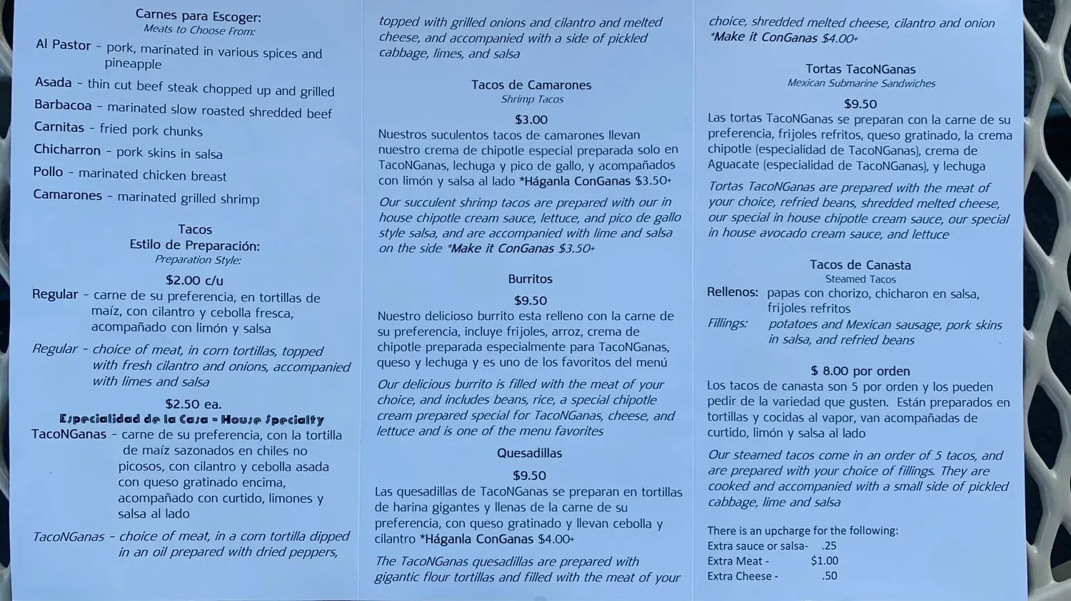 Menu 2